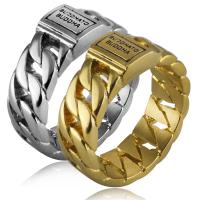 Ring Finger Titantium stali, biżuteria moda & dla obu płci & różnej wielkości do wyboru, dostępnych więcej kolorów, 8mm, sprzedane przez PC