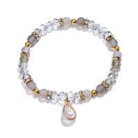 Quartz Bracelet, with Brass, gold color plated, for woman & with rhinestone, more colors for choice, 70mm, 2PCs/Bag, Sold By Bag