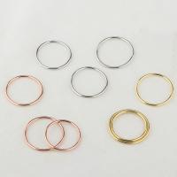 Ezüst ékszer Finger Ring, 925 ezüst, galvanizált, divat ékszerek & különböző méretű a választás & a nő, több színt a választás, 1.2mm, Által értékesített PC