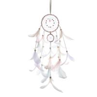 Iron Dream Catcher, with Feather, handmade, fashion jewelry & different styles for choice, nickel, lead & cadmium free, 550x110mm, Sold By PC