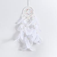 Iron Dream Catcher with Feather handmade fashion jewelry nickel lead & cadmium free Sold By PC