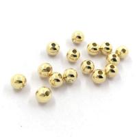 Brass Jewelry Beads, Round, gold color plated, different size for choice, nickel, lead & cadmium free, 100PCs/Bag, Sold By Bag