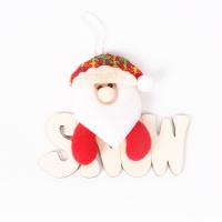 Szövet Karácsonyfa dekoráció, Karácsonyi design & Lógott & cuki & különböző stílusokat a választás, 130*110mm, 5PC-k/Bag, Által értékesített Bag