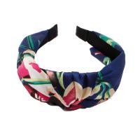 Hair Bands, Cloth, printing, Korean style & for woman, more colors for choice, 130x160mm,40mm, Sold By PC