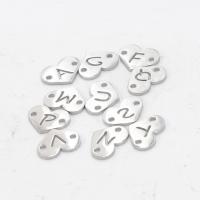 Stainless Steel Connector Heart DIY & 1/1 loop & hollow Approx 1mm Sold By Lot
