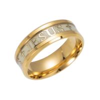Prst prsten z nerezové oceli, Nerez, á, módní šperky & unisex & různé velikosti pro výběr & lupínkovým, více barev na výběr, Prodáno By PC