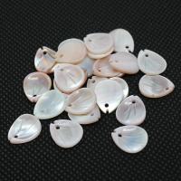 Natural White Shell Pendler, mode smykker & du kan DIY, flere farver til valg, 12*10mm, 10pc'er/Bag, Solgt af Bag