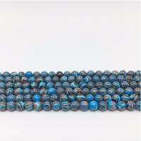Turquoise Beads, Round, fashion jewelry & DIY & different size for choice, Sold Per Approx 14.9 Inch Strand