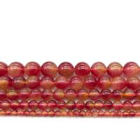 Carnelian Beads, Round, fashion jewelry & DIY & different size for choice, Sold Per Approx 14.9 Inch Strand