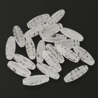 Natural Clear Quartz Beads, Drum, different size for choice & frosted, clear, 5PCs/Lot, Sold By Lot