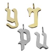 Stainless Steel Letter Pendants Alphabet Letter plated fashion jewelry Sold By Lot
