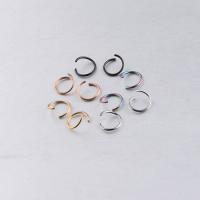 Edelstahl offene Ringe, DIY, keine, 1x10mm, 100PCs/Tasche, verkauft von Tasche