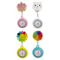 Nurse Watch Silicone with Glass & Zinc Alloy Chinese watch movement cute & stretchable printing Sold By PC