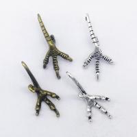 Zinc Alloy Pendants Claw plated vintage & fashion jewelry nickel lead & cadmium free Approx 1mm Sold By Bag
