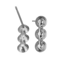 Stainless Steel Earring Stud Component 304 Stainless Steel polished durable & DIY original color 0.5mm 4mm Sold By Bag