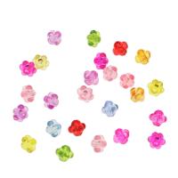Jelly Style Akryl perler, Mini & Nuttet & du kan DIY & gelé stil, blandede farver, 10x9x9mm, Hole:Ca. 1.5mm, Ca. 1580pc'er/Bag, Solgt af Bag