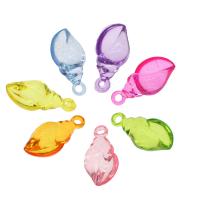 Acrylic Pendants Conch fashion jewelry & DIY mixed colors Approx 2mm Approx Sold By Bag