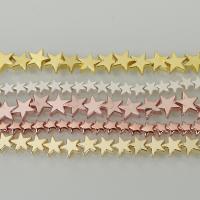 Hematite Beads Star plated Approx 1 1.5mm Sold Per Approx 15.5 Inch Strand