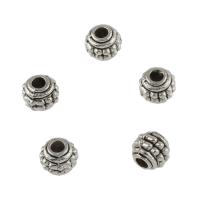 Tibetan Style Jewelry Beads, antique silver color plated, DIY, 6x7mm, Hole:Approx 2.4mm, Approx 125PCs/Bag, Sold By Bag
