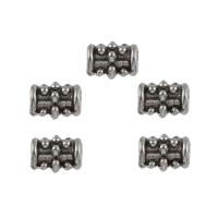 Tibetan Style Jewelry Beads, antique silver color plated, DIY, 5.6x3.7mm, Hole:Approx 2mm, Approx 434PCs/Bag, Sold By Bag