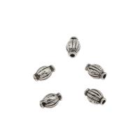 Tibetan Style Jewelry Beads, antique silver color plated, DIY, 7.7x4.8mm, Hole:Approx 1.4mm, Approx 250PCs/Bag, Sold By Bag