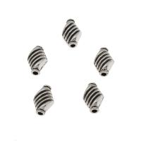 Tibetan Style Jewelry Beads, antique silver color plated, DIY, 9.50x6x4.70mm, Hole:Approx 1.5mm, Approx 125PCs/Bag, Sold By Bag