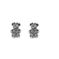 Stainless Steel European Beads 316L Stainless Steel Bear blacken original color Approx 4.5mm Sold By Bag