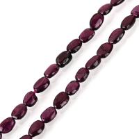 Natural Garnet Beads, fashion jewelry & DIY, 6.5-9.5x5-6x3-4mm, Hole:Approx 1mm, Approx 48PCs/Strand, Sold Per Approx 14.5 Inch Strand
