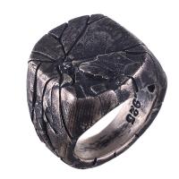 aleación de zinc anillo, chapado, Vintage & diverso tamaño para la opción & para hombre, libre de níquel, plomo & cadmio, Vendido por UD