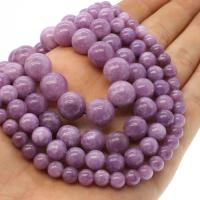Lilac perle Perla, Krug, različite veličine za izbor, ljubičasta boja, Rupa:Približno 1mm, Prodano Per Približno 14.9 inčni Strand