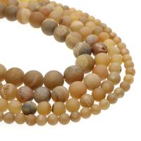 Laugh Rift Agate Beads Round plated yellow Approx 1mm Sold Per Approx 14.9 Inch Strand