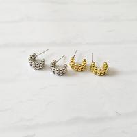 Brass Stud Earring, plated, Mini & fashion jewelry & for woman, more colors for choice, 12*5mm, Sold By Pair