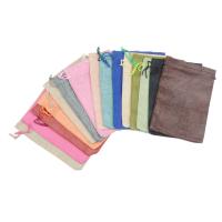 Λινό Τσάντα με κορδόνι, Βιώσιμη, περισσότερα χρώματα για την επιλογή, 130x180mm, 10PCs/Παρτίδα, Sold Με Παρτίδα
