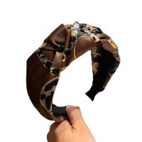 paño Banda de pelo, hecho a mano, Estilo coreano & para mujer, más colores para la opción, 60mm, Vendido por UD