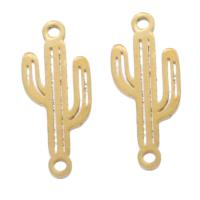 Stainless Steel Connector Opuntia Stricta plated 1/1 loop Approx 0.3mm Sold By Bag