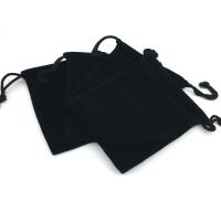 Jewelry Pouches Bags Non-woven Fabrics Rectangle Thicken black Sold By Lot
