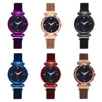 Reloj de Pulsera de Mujeres, acero inoxidable, con Vidrio, sin impermeables & Joyería & para mujer, más colores para la opción, 32x8mm, Vendido para aproximado 9.45 Inch Sarta