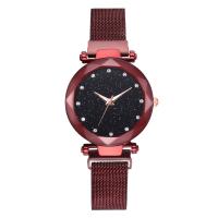 Women Wrist Watch, Tibetan Style, with Magnet & Glass, waterproofless & for woman, more colors for choice, 34x8mm, Sold Per Approx 9.45 Inch Strand