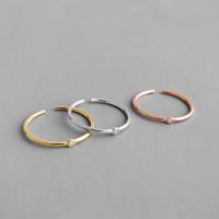 925er Sterling Silber Open -Finger-Ring, plattiert, Einstellbar & Micro pave Zirkonia & für Frau, keine, 16.50mm, 3PCs/Menge, verkauft von Menge