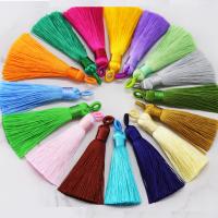 Decorative Tassel, Polyester Cord, durable & fashion jewelry & DIY, more colors for choice, 65x10x55mm, 10PCs/Lot, Sold By Lot
