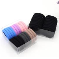 Elastic Hair Band, Rubber Band, fashion jewelry & different styles for choice & for woman, 50x26mm, 10Boxes/Lot, Sold By Lot