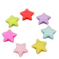 Fashion Resin Cabochons, Star, fashion jewelry & DIY, more colors for choice, 15x5mm, 200PCs/Bag, Sold By Bag