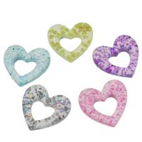 Fashion Resin Cabochons Heart fashion jewelry & DIY & hollow Sold By Bag