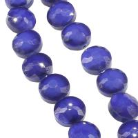 Perles en verre de mode, bijoux de mode & DIY & facettes, couleur bleu foncé, 14x14x8mm, Trou:Environ 1mm, 50PC/brin, Vendu par brin