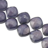 Perles en verre de mode, bijoux de mode & DIY & facettes, violet, 15x15x9mm, Trou:Environ 1mm, 50PC/brin, Vendu par brin