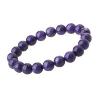 Charoite Bracelet Round polished fashion jewelry & for woman purple Sold By Strand