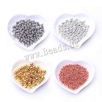Brass Jewelry Beads, plated, DIY & different size for choice & hollow, more colors for choice, nickel, lead & cadmium free, 100PCs/Lot, Sold By Lot