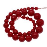 South Sea Shell perler, blandet, rød, 8-18mm, Hole:Ca. 1mm, Solgt Per Ca. 14.9 inch Strand