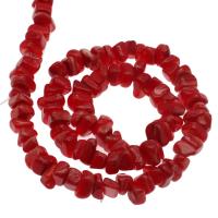 Natural Coral Beads, fashion jewelry & DIY, more colors for choice, 7*4mm-13*3mm, Hole:Approx 1mm, Sold Per Approx 14.9 Inch Strand