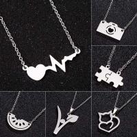 Stainless Steel Jewelry Necklace 316 Stainless Steel plated fashion jewelry & for woman Sold By Strand
